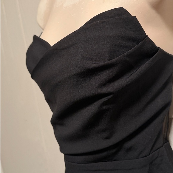 Klesis Black Strapless Mini Dress NWT Size M Elegant Cocktail Party - Picture 6 of 14